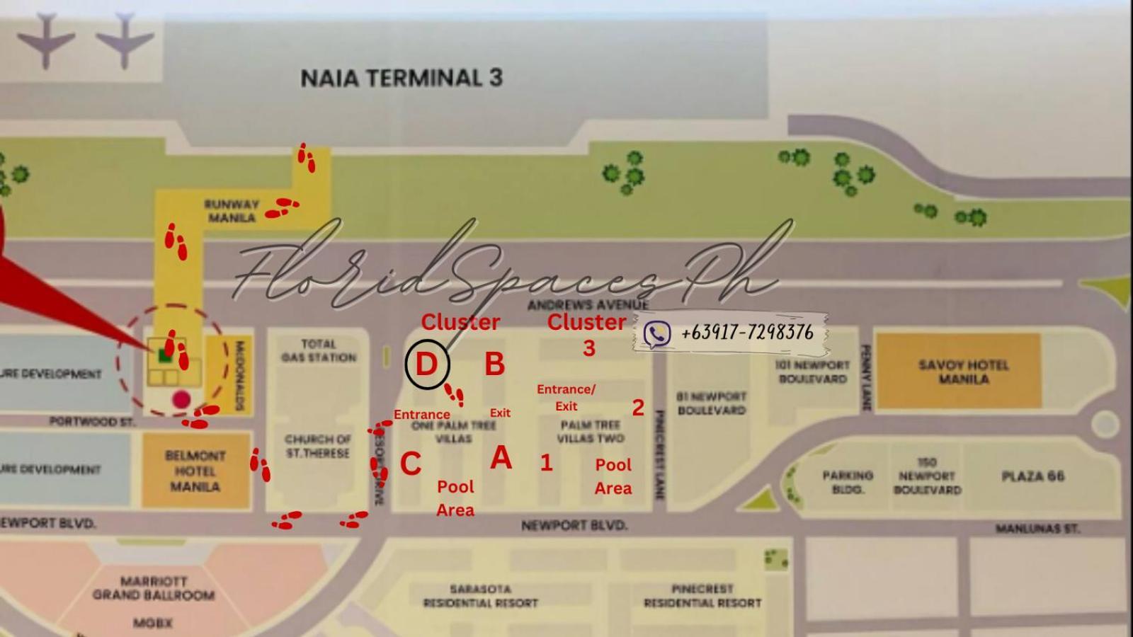 One Palm Tree Villas Condominium - Studio 10O With Balcony - Across Terminal 3 Airport Μανίλα Εξωτερικό φωτογραφία